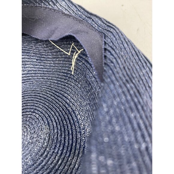 Vintage hat cap theater costume womens blue white Halloween one size READ - Picture 6 of 7